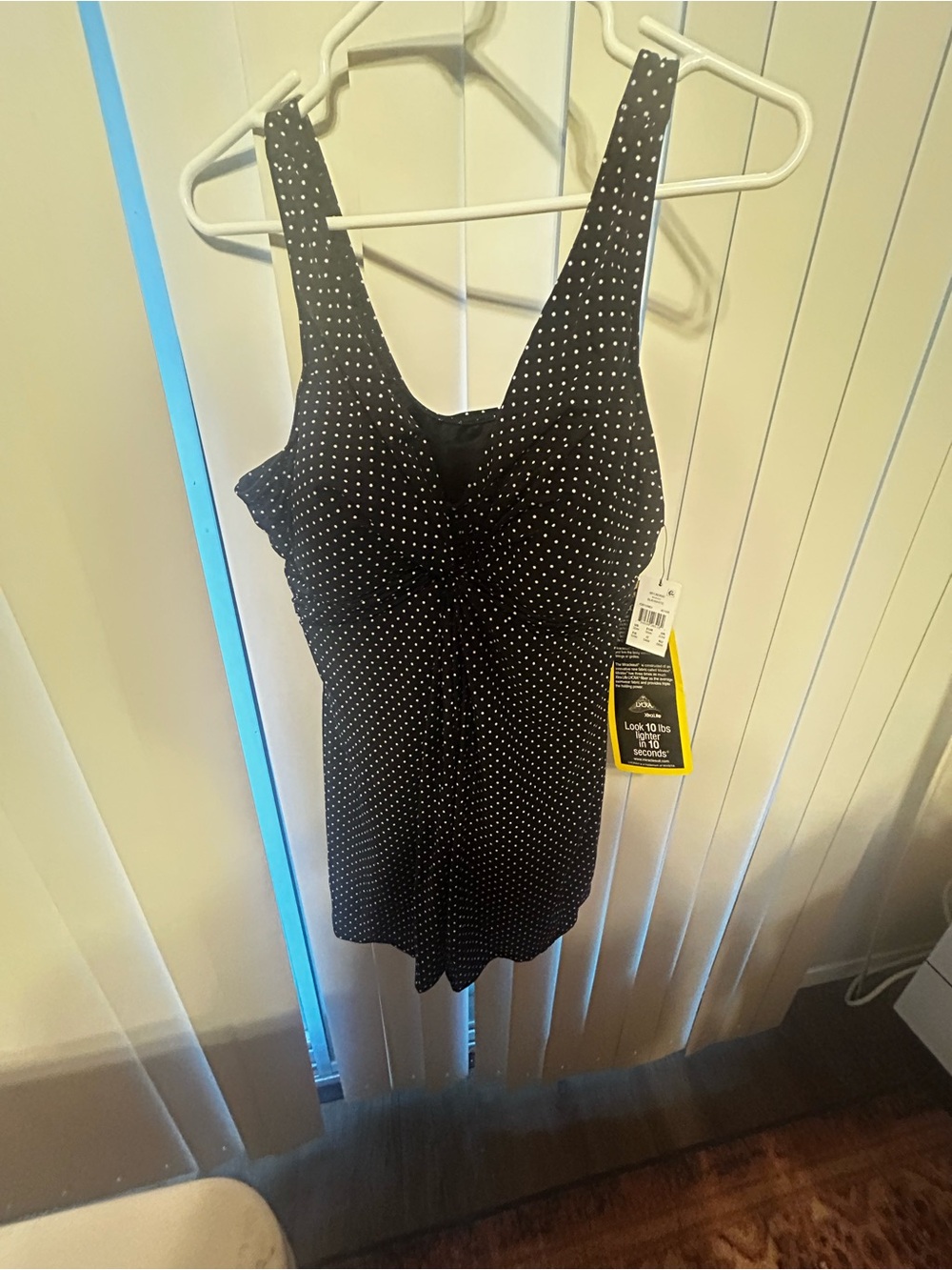 Miraclesuit Black Polka Dot One-Piece Swimsuit